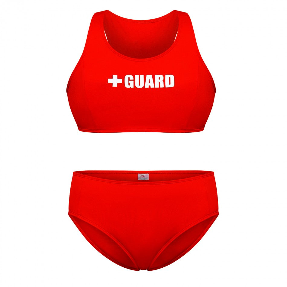 Lifeguard Swimsuit High Waist 2PC