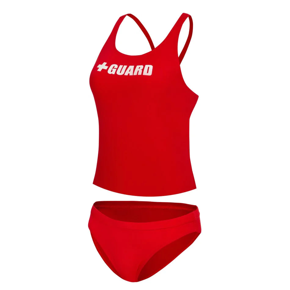 Women's Lifeguard Swimsuit Tankini 2PC