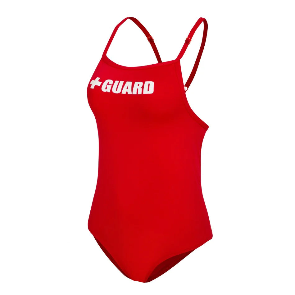 Women's Lifeguard Swimsuit with Adjustable Straps 1PC