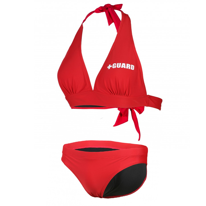 Lifeguard Swimsuit Halter 2PC