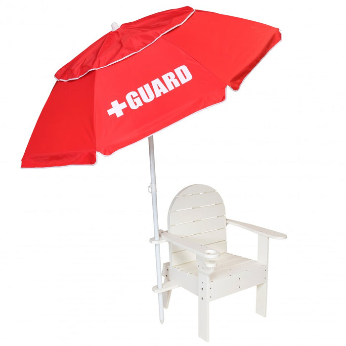 Lifeguard Chair, lifeguard chairs platform, lifeguard facility equipment, lifeguard pool equipment, lifeguard umbrella red, pool equipment, pool umbrellas