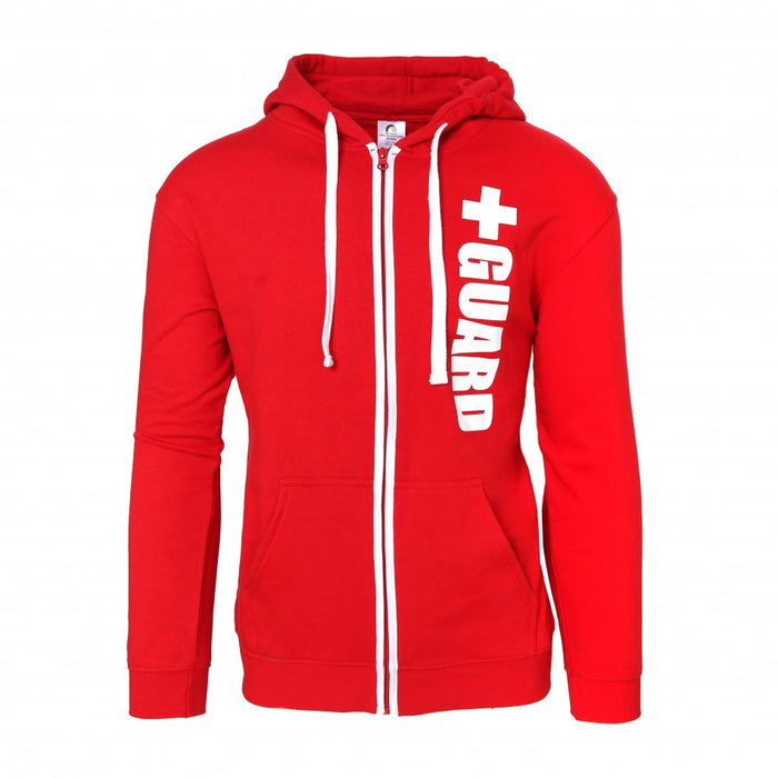 lifeguard track jacket, zip up hoodie, lifeguard hoodie, lifeguard apparel,  lifeguard attire, lifeguard clothing, lifeguard outfits, red jacket 