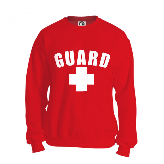 red lifeguard sweatshirt, lifeguard apparel, lifeguard hoodie, lifeguard attire, lifeguard outfits, lifeguard clothing, red lifeguard sweater