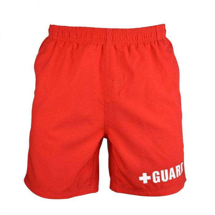 Lifeguard volley board shorts swim trunks Lifeguard shorts, men lifeguard volley board shorts red swim trunks.